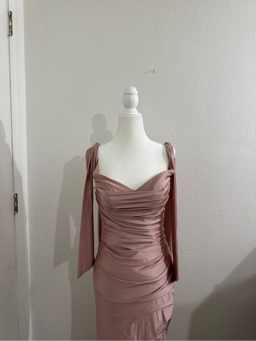 Off the shoulder long dress